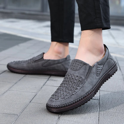 Men’s Rowan Handwoven Leather Loafers
