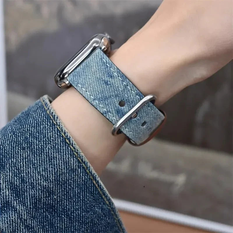 Classic Denim Apple Watch Band