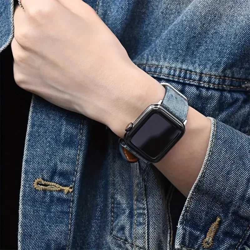 Classic Denim Apple Watch Band