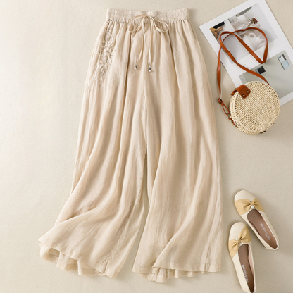 Mirelle Flowy Linen Pants