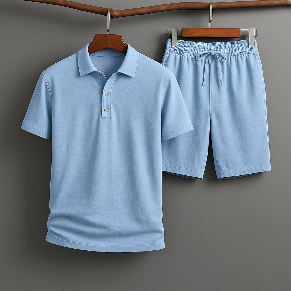 Oslo Linen Polo Set