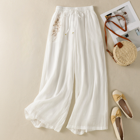 Mirelle Flowy Linen Pants