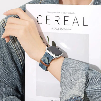 Classic Denim Apple Watch Band
