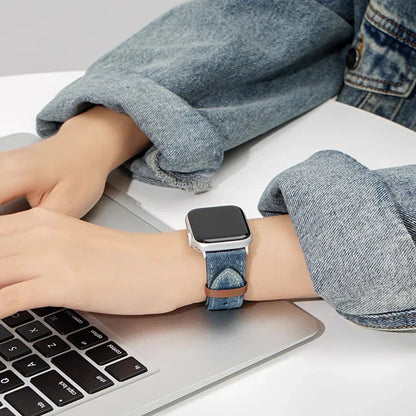 Classic Denim Apple Watch Band